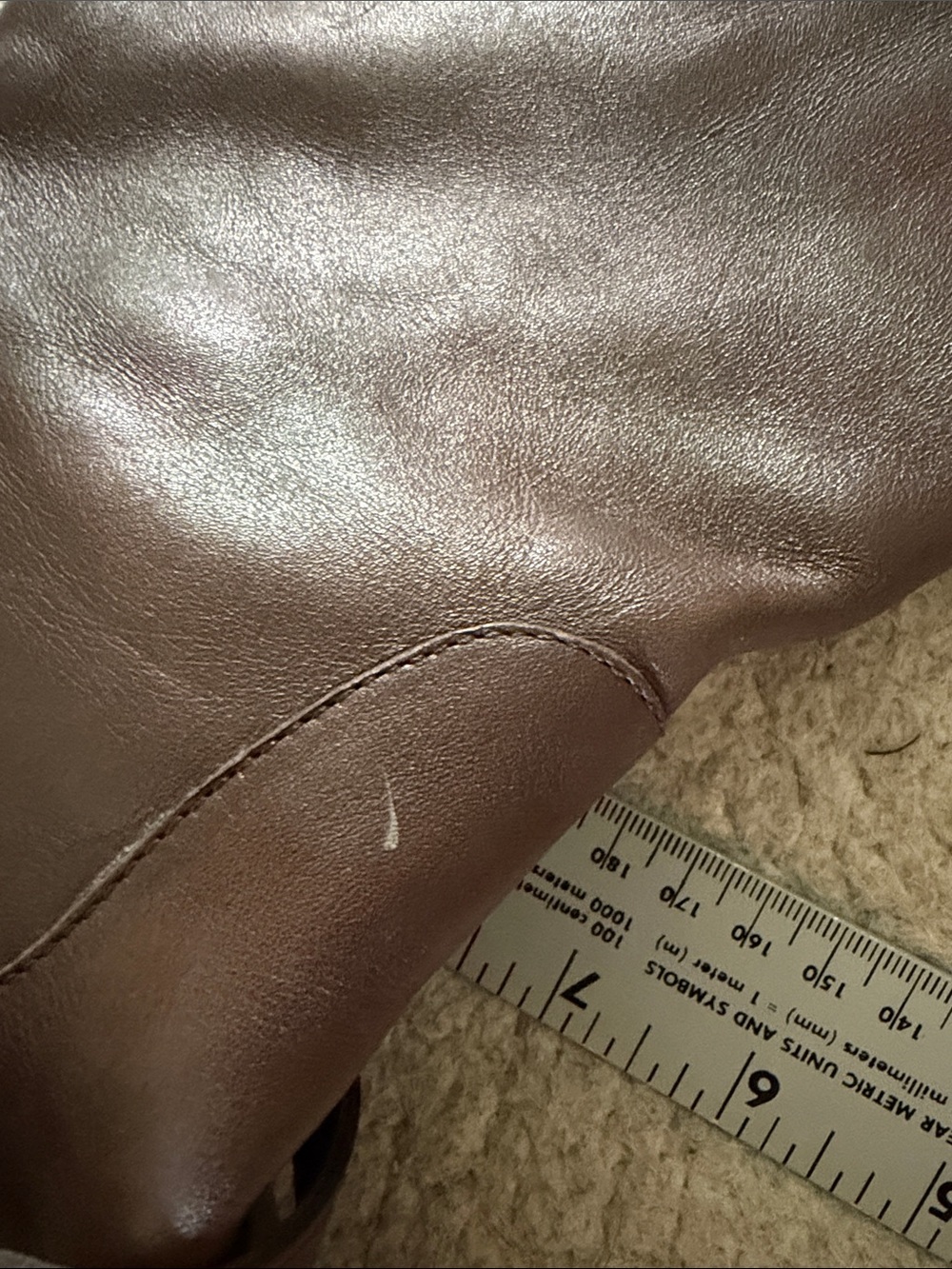 Lauren Ralph Lauren Brown Leather Mika Riding Boots 6.5 - Picture 8 of 10